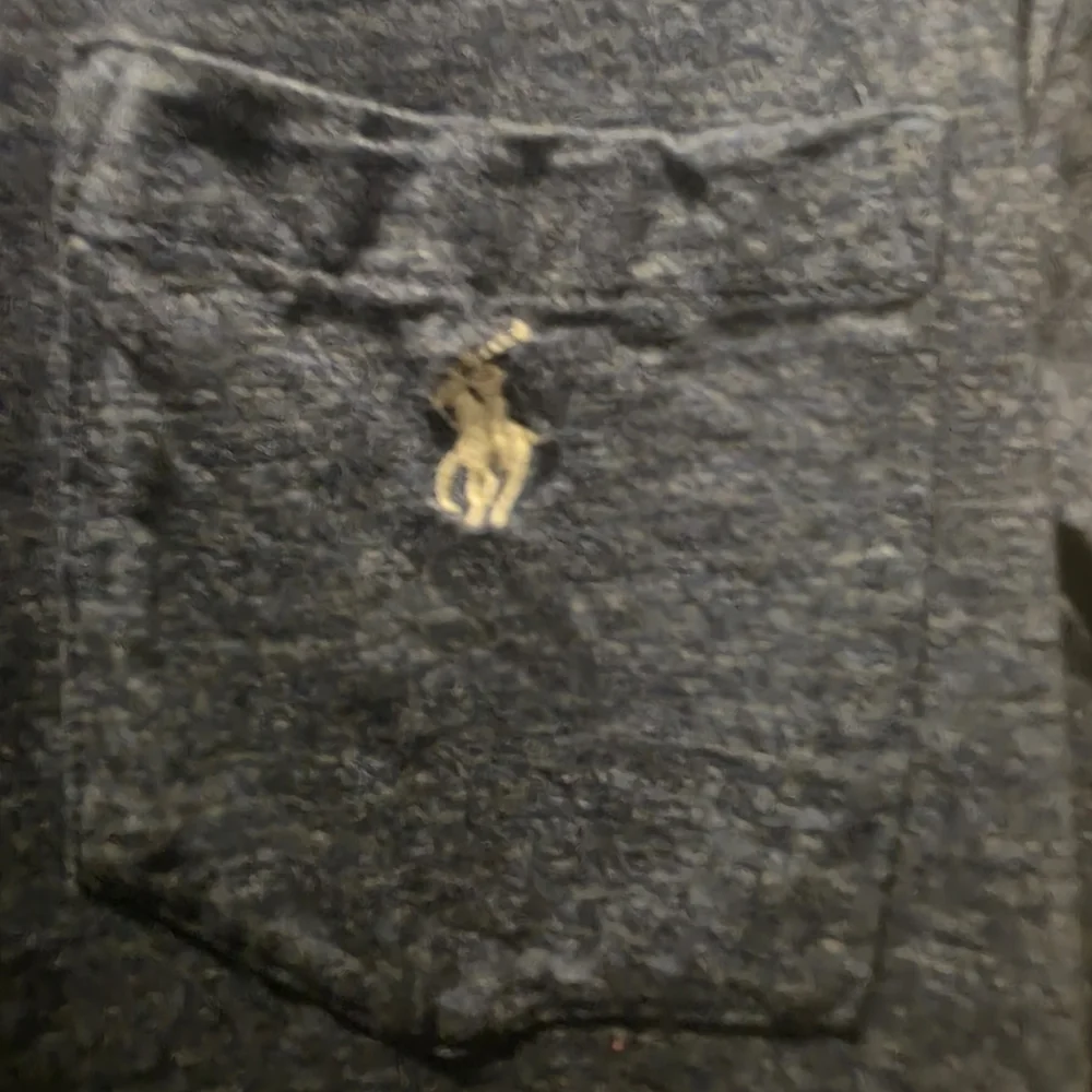 Polo Ralph Lauren Classic Fit Long Sleeve Pocket T-shirt Mens L Heathered Blue